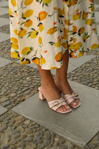 Mules à talons LISE - Rose