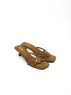 Sandales mules SERENA - Kaki