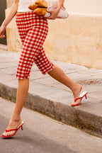 Tongs ROMY - Rouge